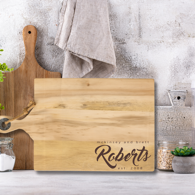 Personalized Acacia Chopping Board