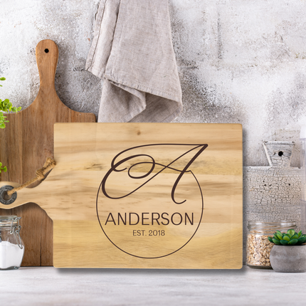 Personalized Acacia Chopping Board