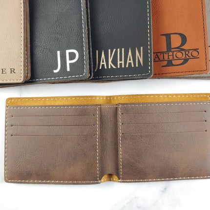 Men's Personalized Bifold Wallet