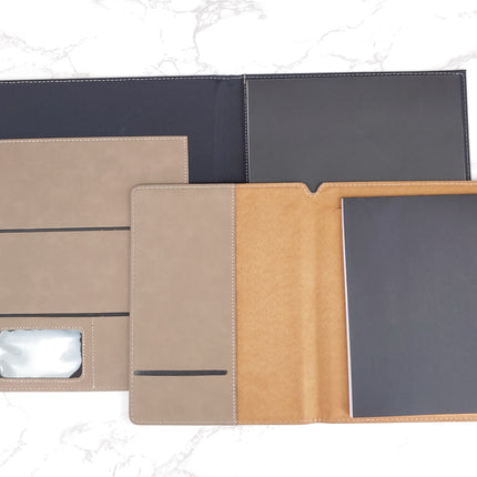 Personalized Leather Business Portfolio