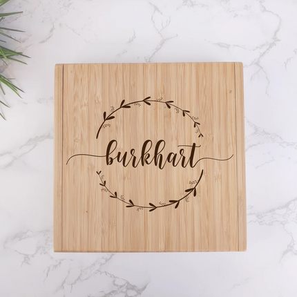 Personalized Bamboo Cheese Spreader Set of 4