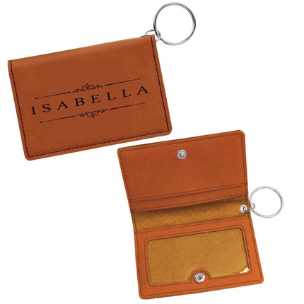 Personalized Leather ID Wallet