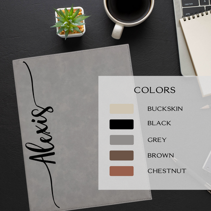 Personalized Leather Business Portfolio