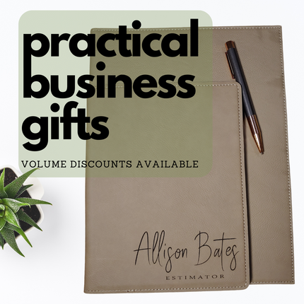 Personalized Leather Business Portfolio