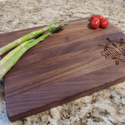Walnut Cutting Board Wheel image 2