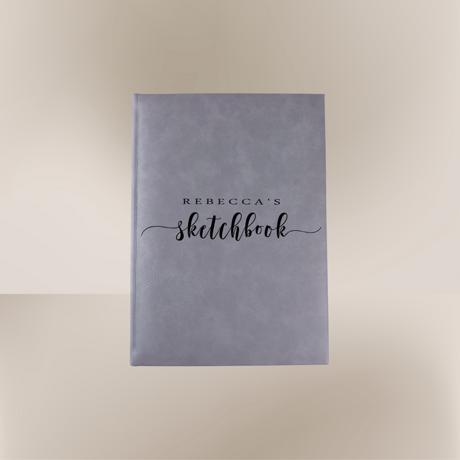 Personalized Leather Artist Sketchbook