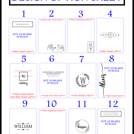 Personalized Leather Business Portfolio