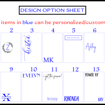 Personalized Charging Mat Gift Bundle