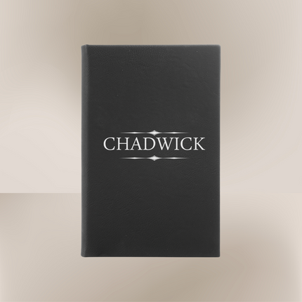 Personalized Vegan Leather Engraved Journal