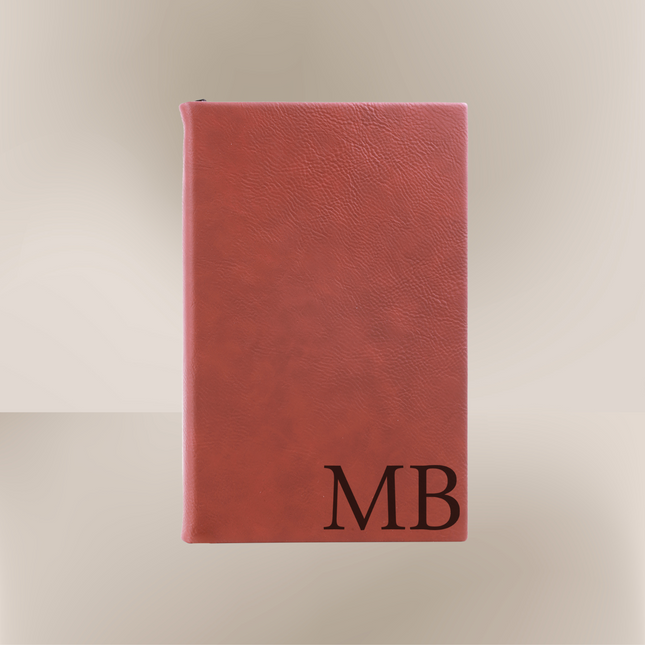 Personalized Vegan Leather Engraved Journal