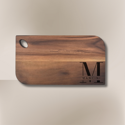 Personalized Charcuterie Board & Candle