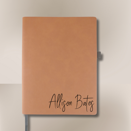 Personalized Leather Notebook