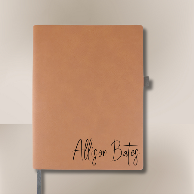 Personalized Leather Notebook