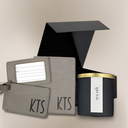 Personalized Travel Set & Candle