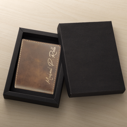 Men's Personalized Bifold Wallet