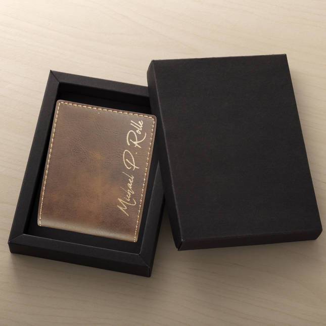 Men's Personalized Bifold Wallet