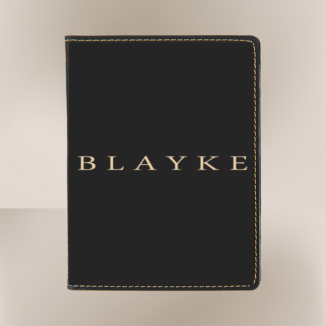 Personalized Leather Passport Holder