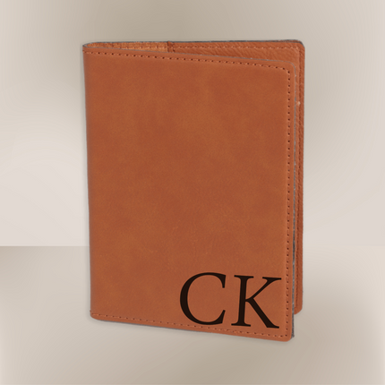 Personalized Leather Passport Holder