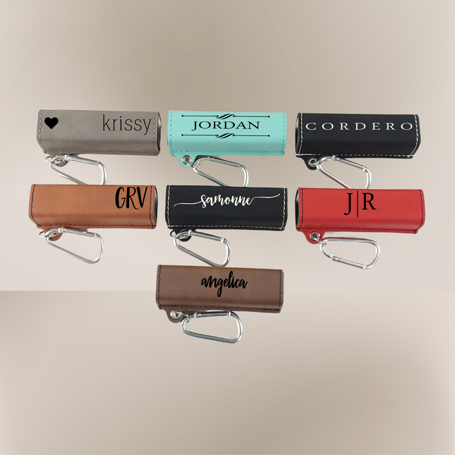 Personalized Vegan Leather Power Bank