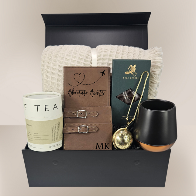 The Luxe Voyager: Passport & Comforts Gift Set