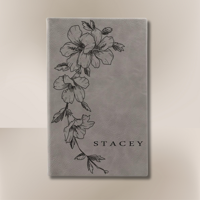Personalized Flower Journal
