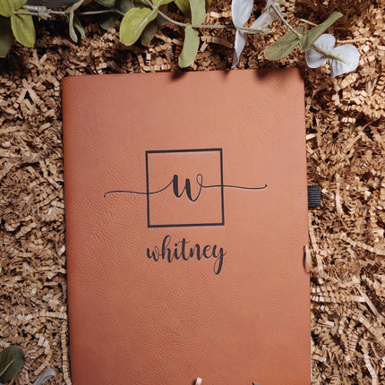 Personalized Engraved Leather Notebook, Custom Name Initials Lined Journal, Aesthetic Prayer Journal Customized, Leather Diary, Office Gifts