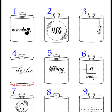 Personalized Women Flasks, Custom Name Leather Engraved Flask, Wedding Bridesmaid Flask, Bachelorette Party Favors, Bridesmaid Proposal Gift