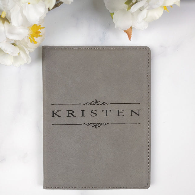 Personalized Leather Passport Holder, Custom Name Passport Sleeve Cover Case, Customized Passport Wallet, Travelers Gift, Traveler Organizer