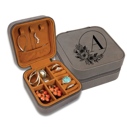 Birth Flower Jewelry Case,Travel Jewelry Box, Gift for Girls, gifts under 30, gigi gifts
