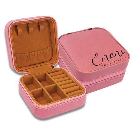 compact jewelry case, engraved jewelry box, jewelry making, gigi gifts, gifts under 30
