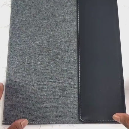 Personalized Leather Portfolio, Custom Business Padfolio, Business Card Pocket Pen Holder, Notebook Leather Organizer, Coworker Gift
